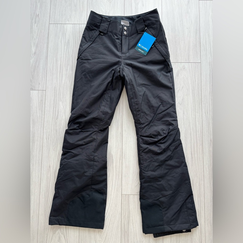 Columbia Black and Silver Snow Pants